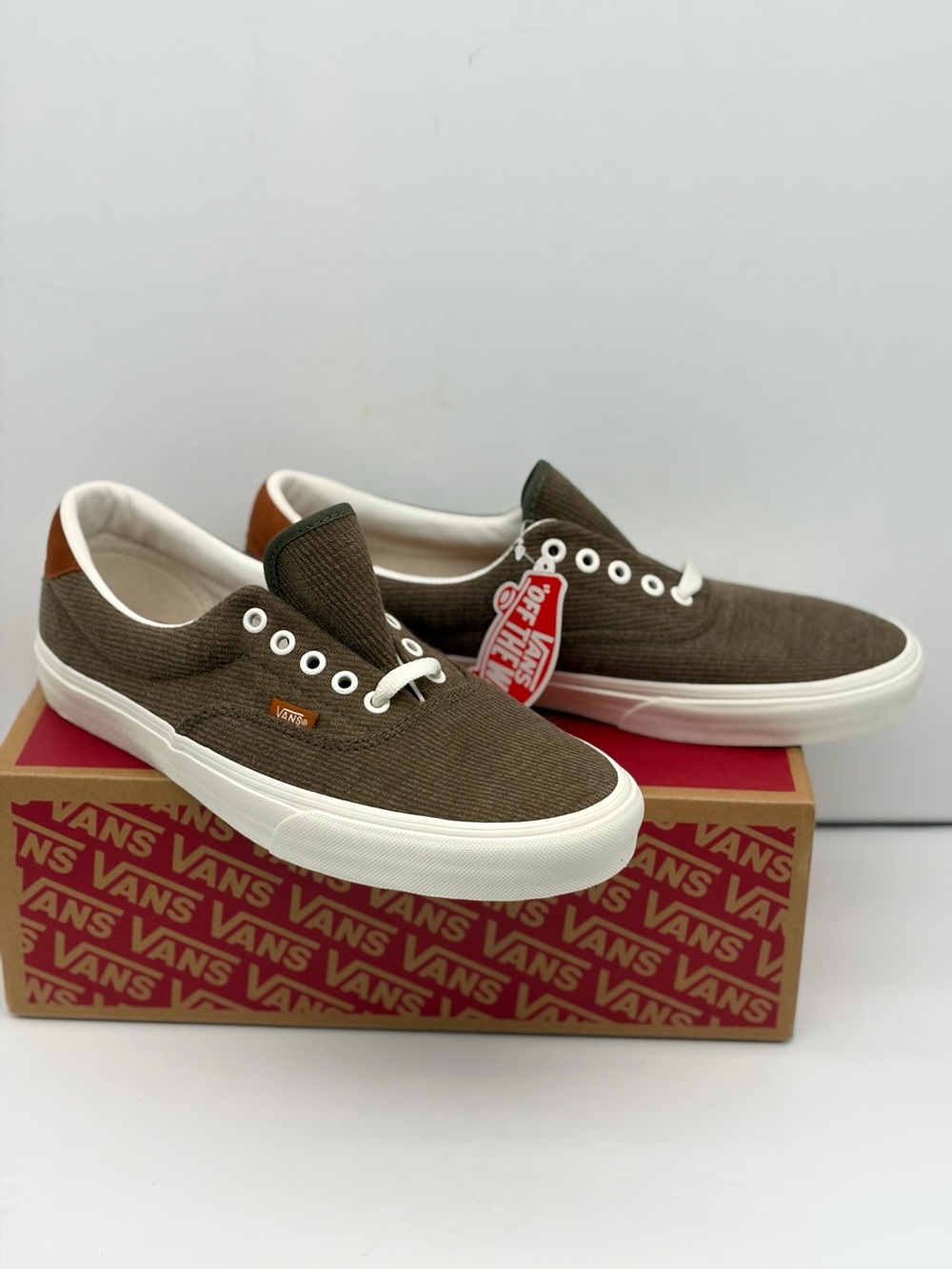 Vans Era 59 Dusty Olive Low-Top Canvas Sneakers - Picture 2 of 8